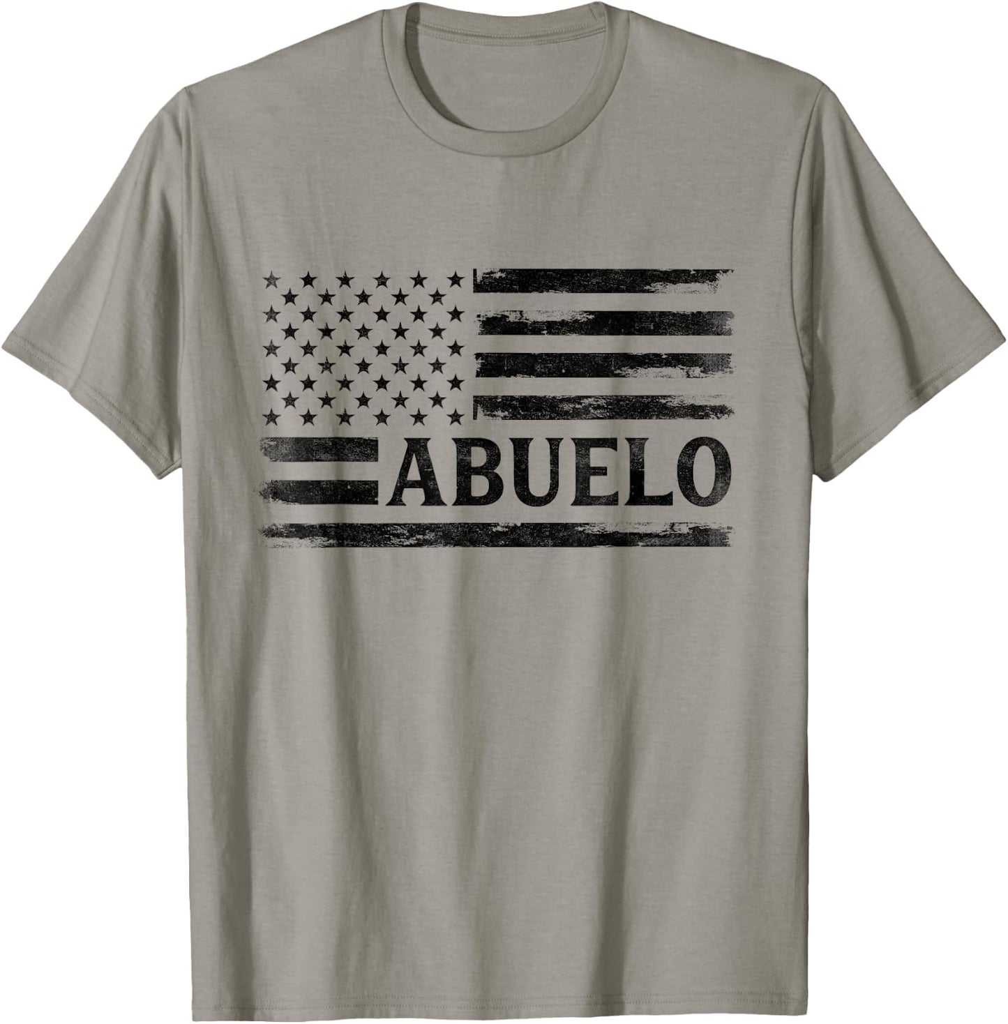 Abuelo Black Vintage USA Flag Father's Day T-Shirt - T-Shirt | Sand