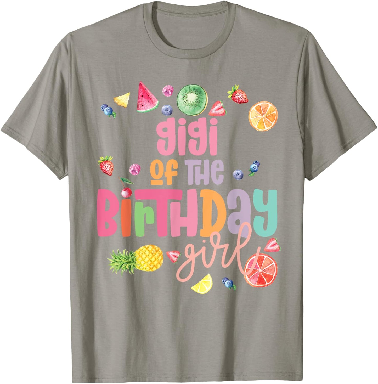 Gigi Twotii Frutti 2-Year-Old Fruit Tropical Birthday T-Shirt - T-Shirt | Sand