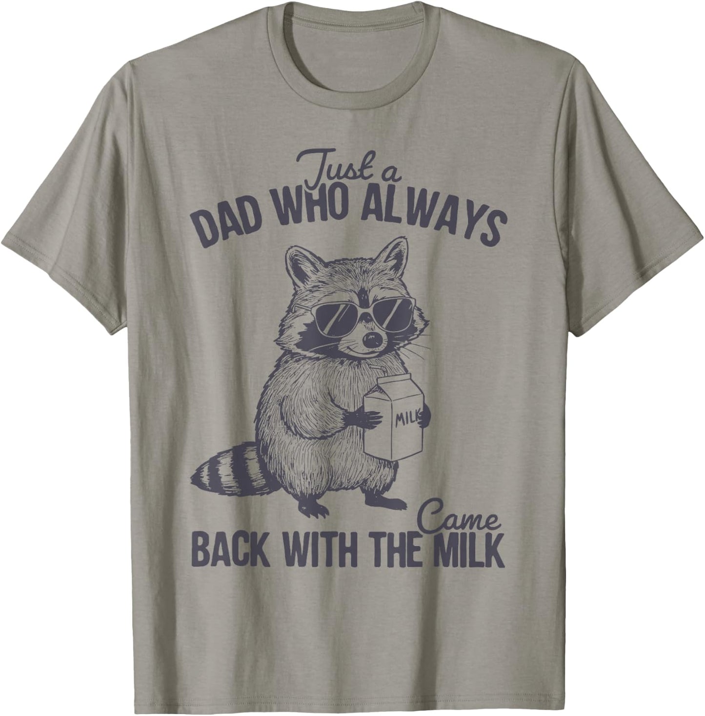 With the Milk Fathers Day T-Shirt - T-Shirt | Sand