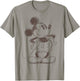 Disney Mickey and Friends Mickey Mouse Sketch Portrait T-Shirt - T-Shirt | Sand