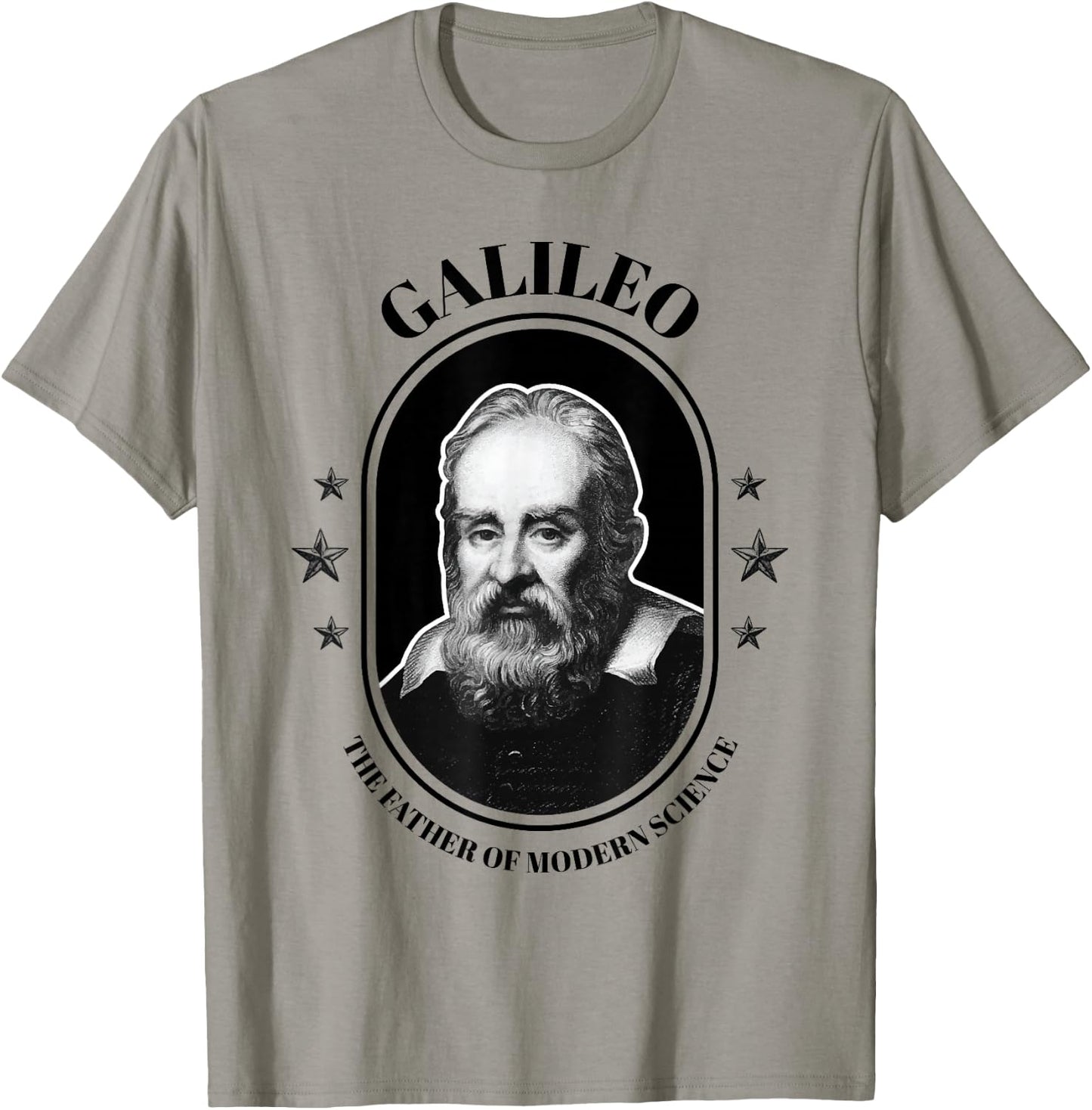 Father of Modern Science Astronomy Galileo Galilei T-Shirt - T-Shirt | Sand