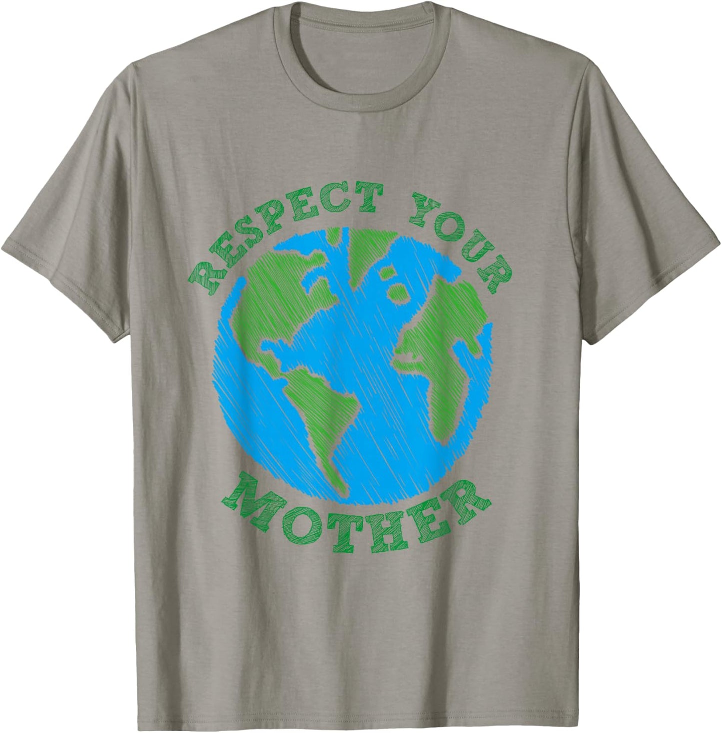 Earth Day Gift Respect Your Mother Nature Lover T-Shirt - T-Shirt | Sand