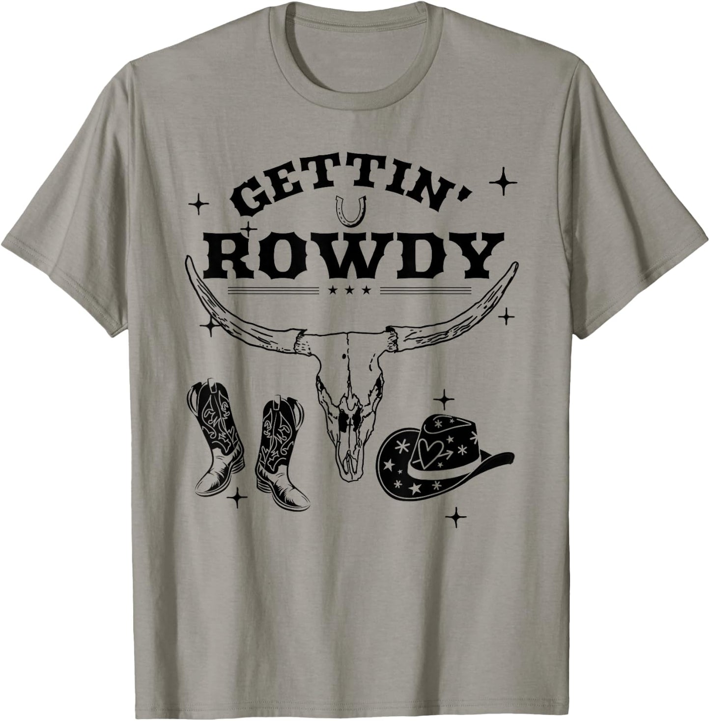 Getting Rowdy Getting Hitched Nashville Bachelorette Party T-Shirt - T-Shirt | Sand
