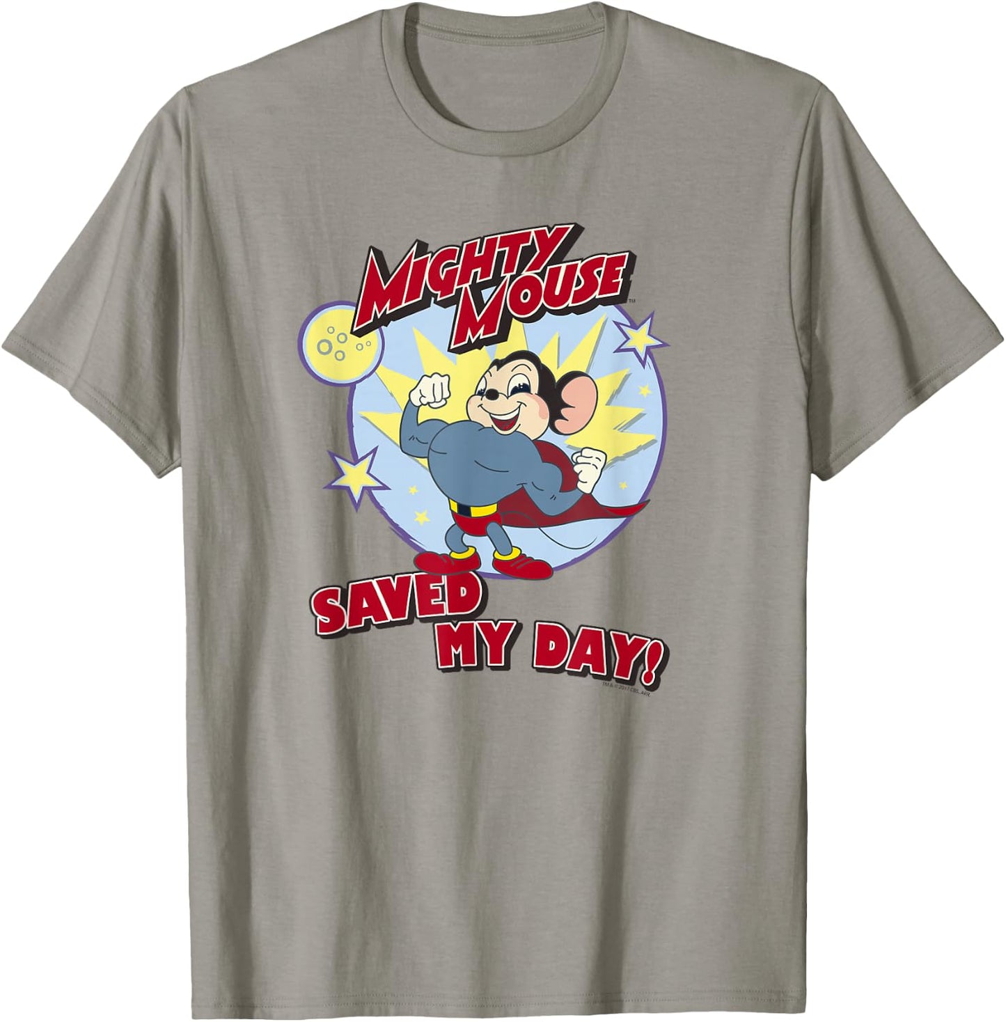 Mighty Mouse Saved My Day T-Shirt - T-Shirt | Sand