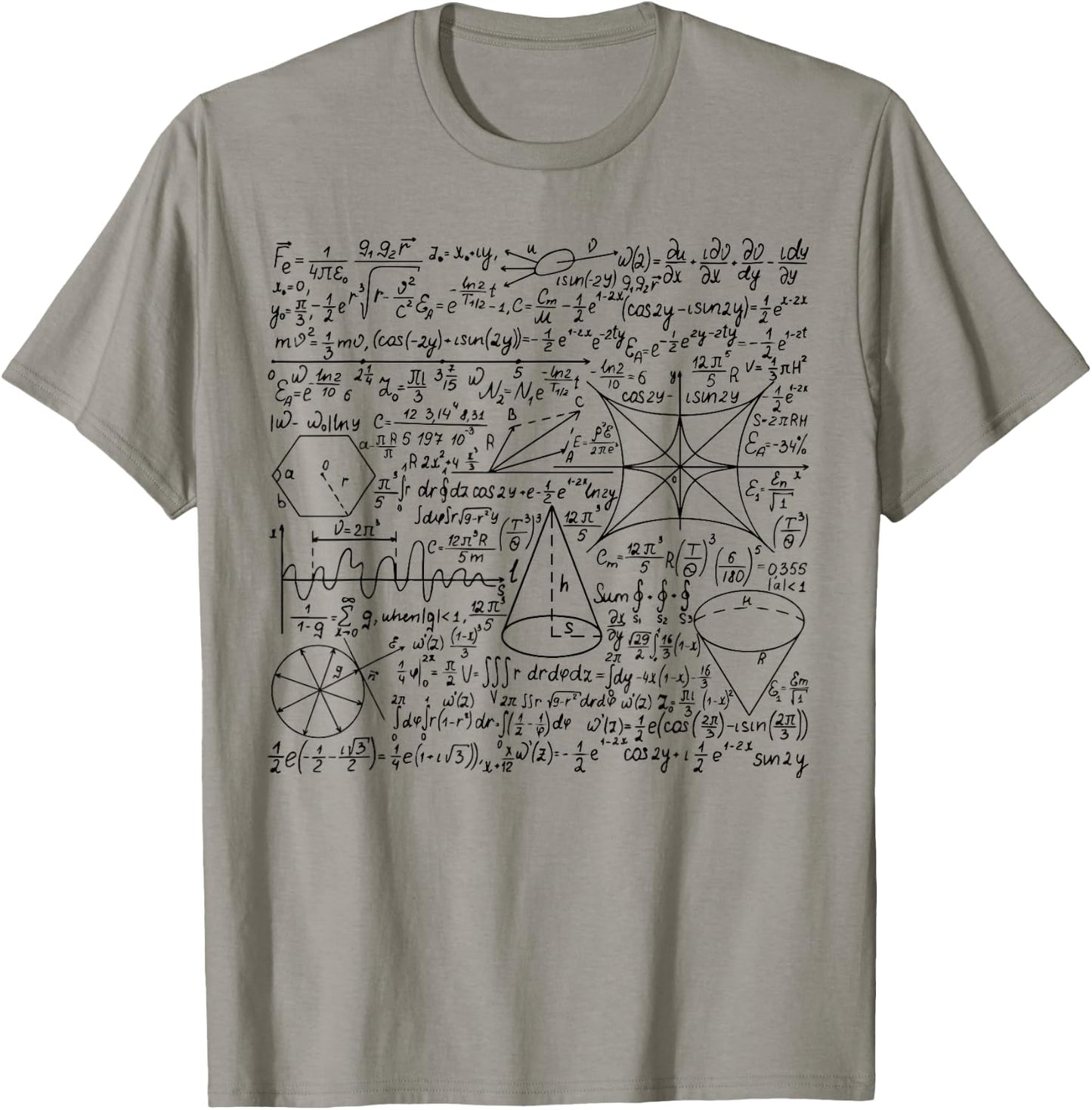 Math Equation Cool Quadratic Formula Geek Nerd Math gift T-Shirt - T-Shirt | Sand