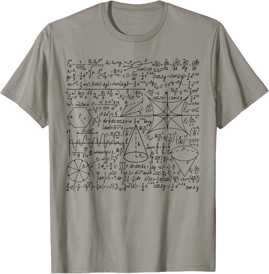 Math Equation Cool Quadratic Formula Geek Nerd Math gift T-Shirt - T-Shirt | Sand