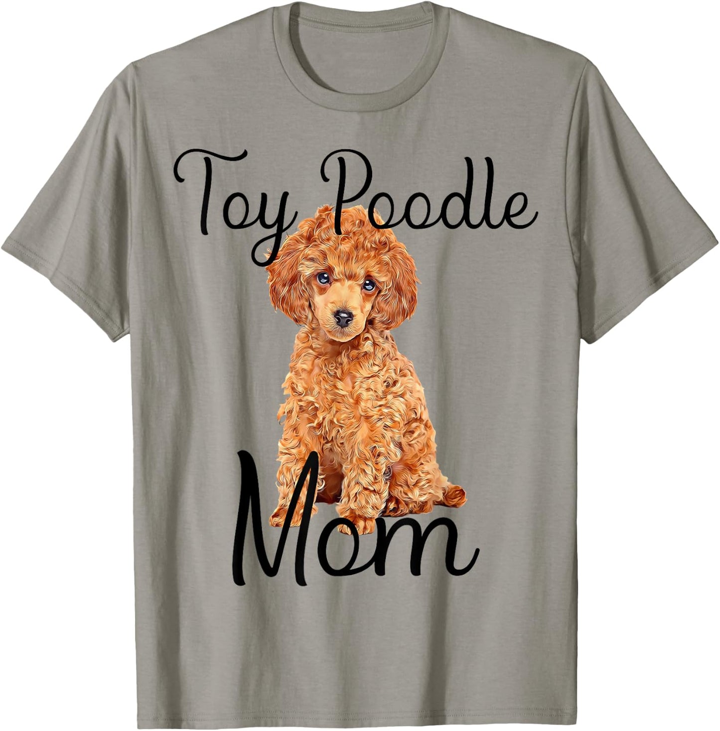 Waffle Toy Poodle Dog Mom Toy Poodle Puppy Lover T-Shirt - T-Shirt | Sand