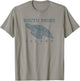 JCombs: South Padre Island, TX, Gliding Sea Turtle T-Shirt - T-Shirt | Sand