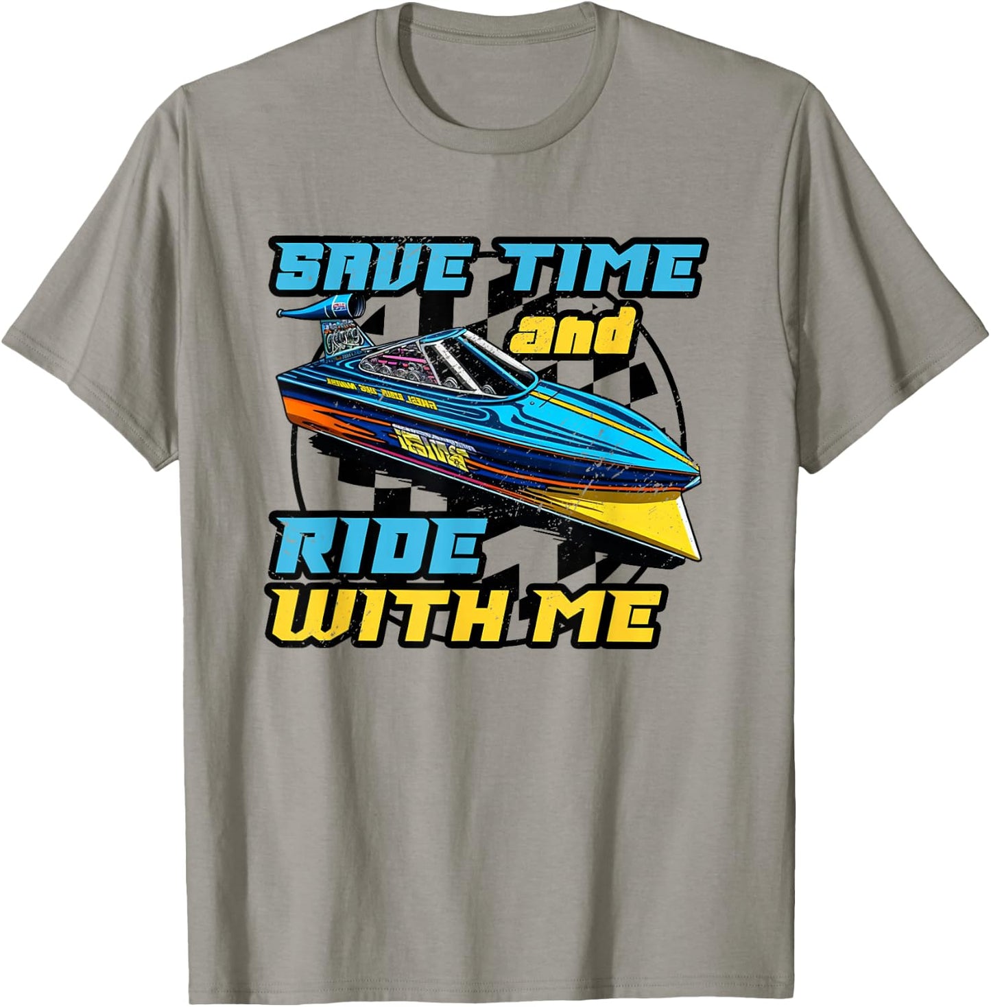 Drag Boat Racing Racer Speed Boat Driver Legend T-Shirt - T-Shirt | Sand