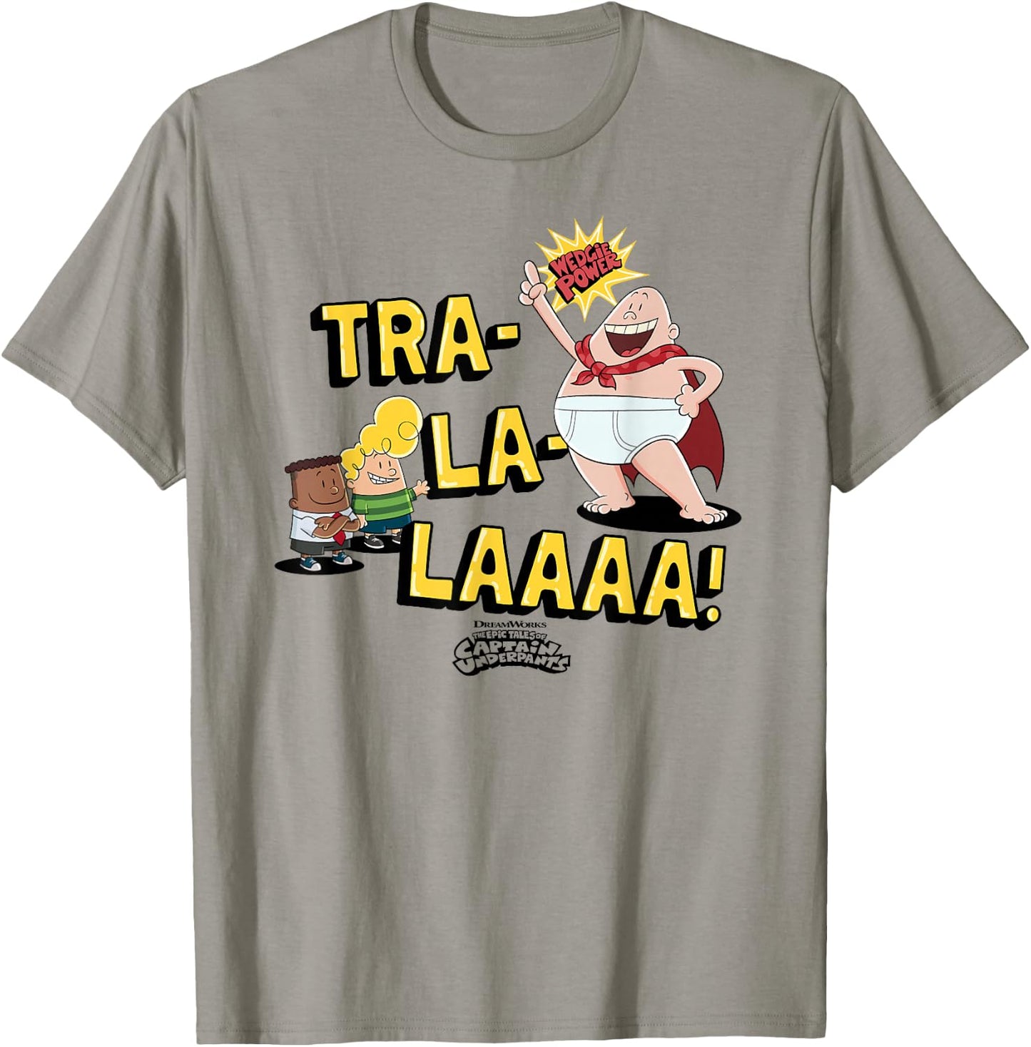 Captain Underpants The First Epic Movie Wedgie Power Small T-Shirt - T-Shirt | Sand