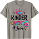 Crush Kindergarten Diva Leopard Tie Dye Back to School Kids T-Shirt - T-Shirt | Sand