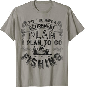 Yes, I Do Have A Retirement Plan To Go Fishing T shirt Men T-Shirt - T-Shirt | Sand