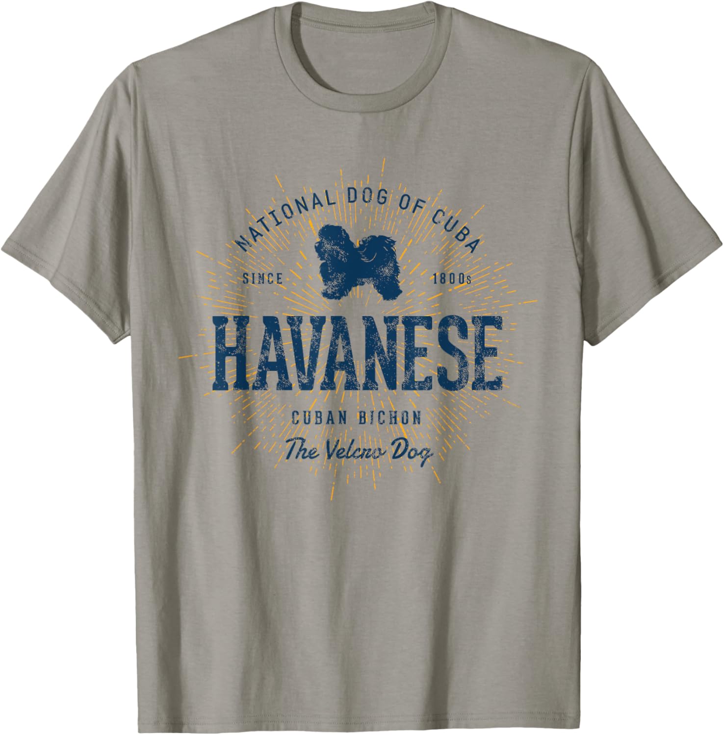 Retro Vintage Havanese T-Shirt - T-Shirt | Sand