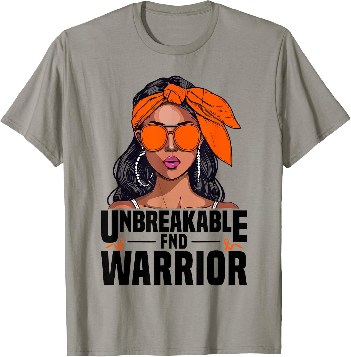 FND Warrior Unbreakable Functional Neurologic Disorder T-Shirt - T-Shirt | Sand