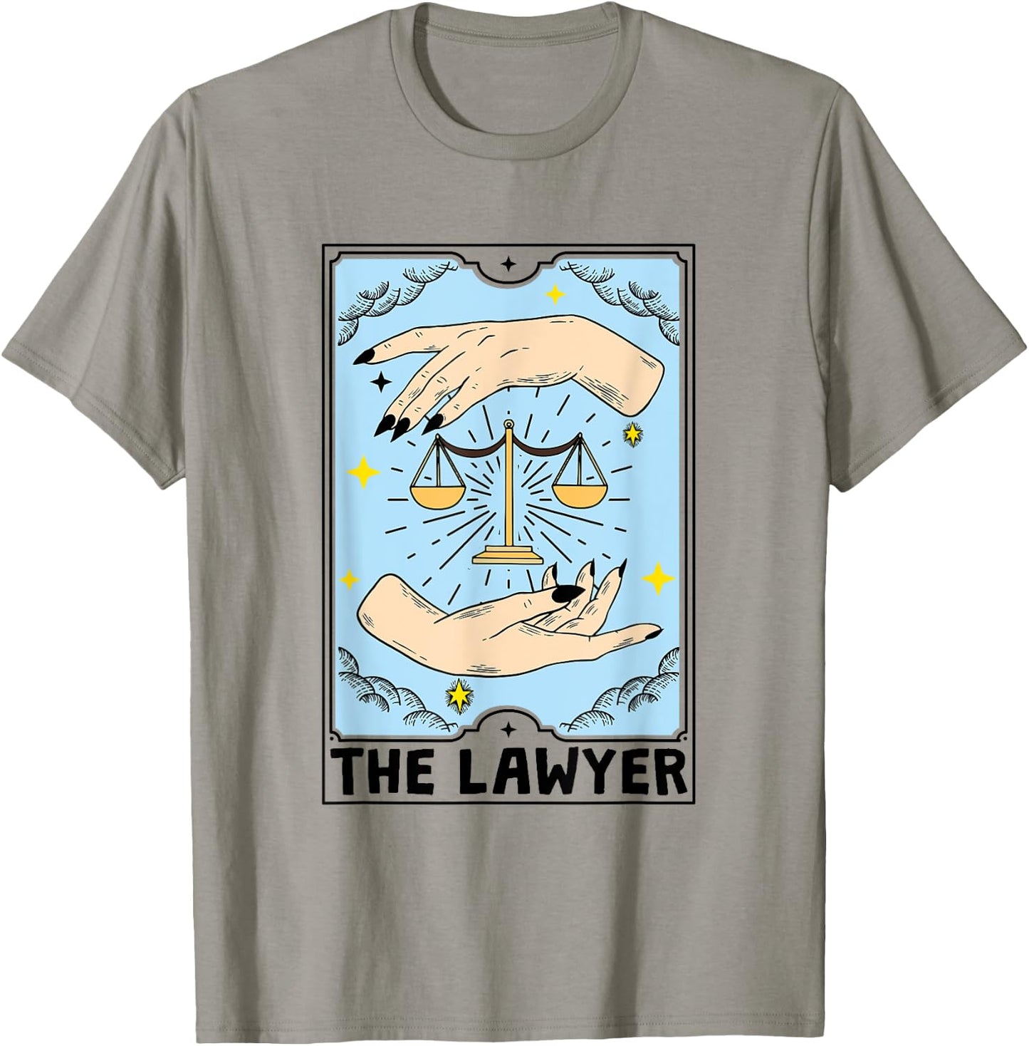 The Lawyer Tarot Card - Attorney T-Shirt - T-Shirt | Sand