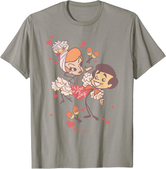 I Love Lucy Rumba Dance T-Shirt - T-Shirt | Sand