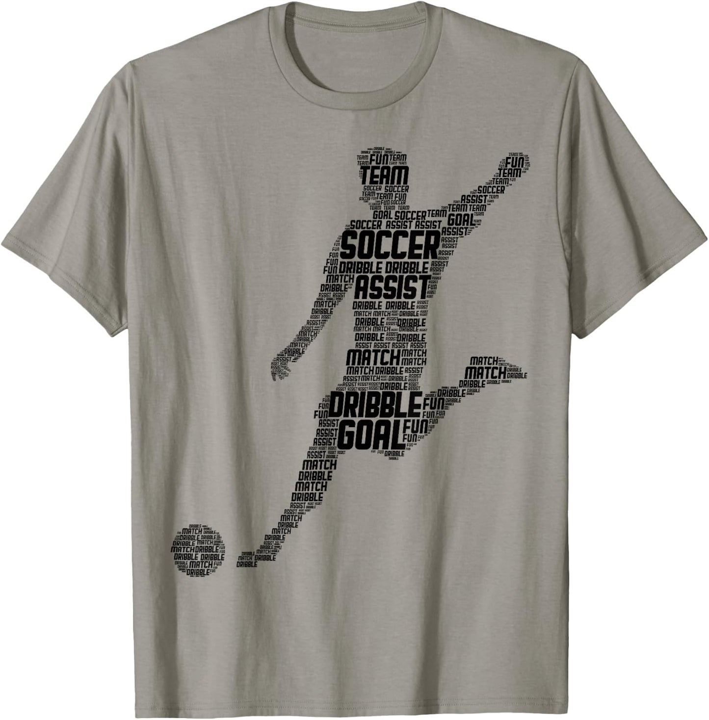 Soccer Player Men Kids Boys T-Shirt - T-Shirt | Sand