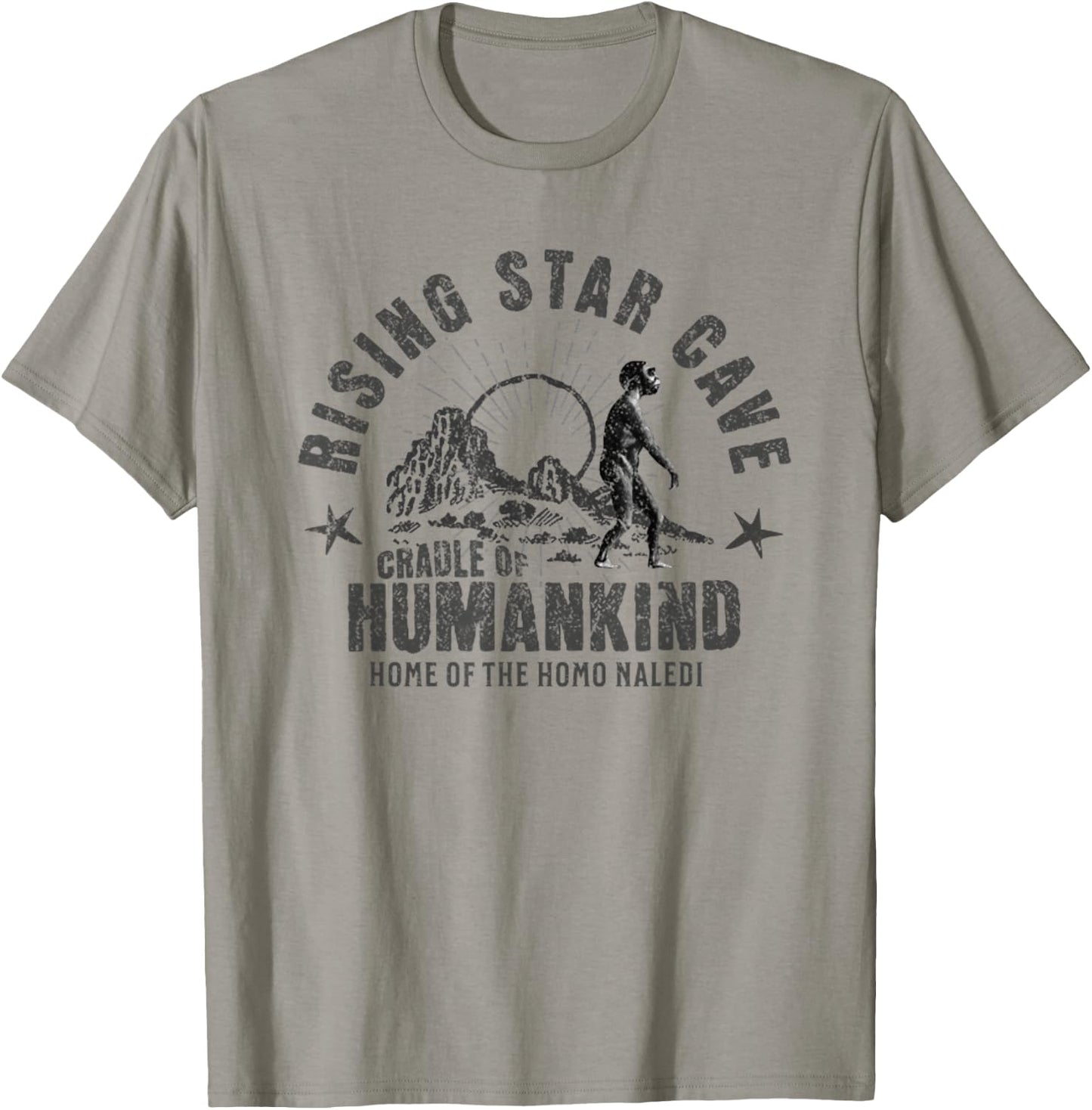 Rising Star Cave Homo Naledi Archaeology Gift T-Shirt - T-Shirt | Sand