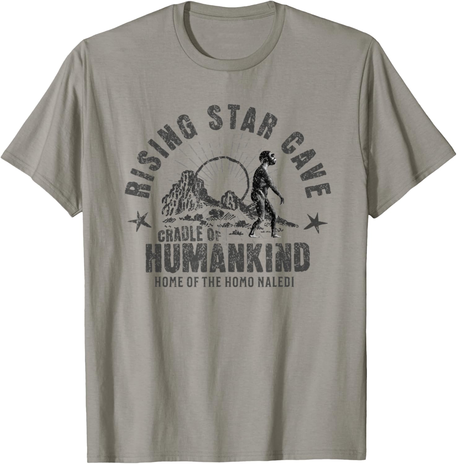 Rising Star Cave Homo Naledi Archaeology Gift T-Shirt - T-Shirt | Sand