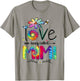I Love Being Called Mimi Daisy Tie Dye Grandma Mother's Day T-Shirt - T-Shirt | Sand