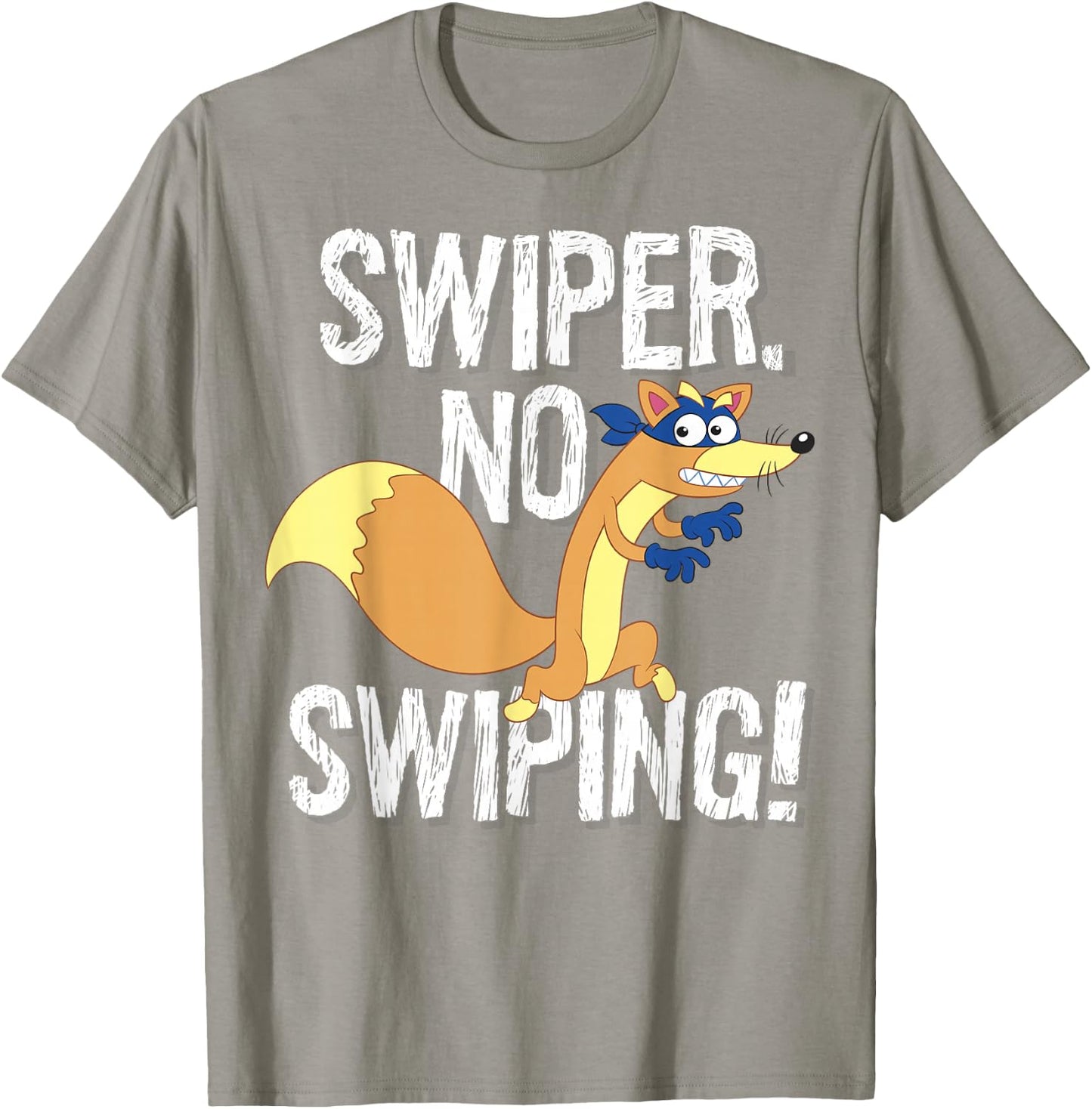 Dora The Explorer Swiper No Swiping Fox T-Shirt - T-Shirt | Sand