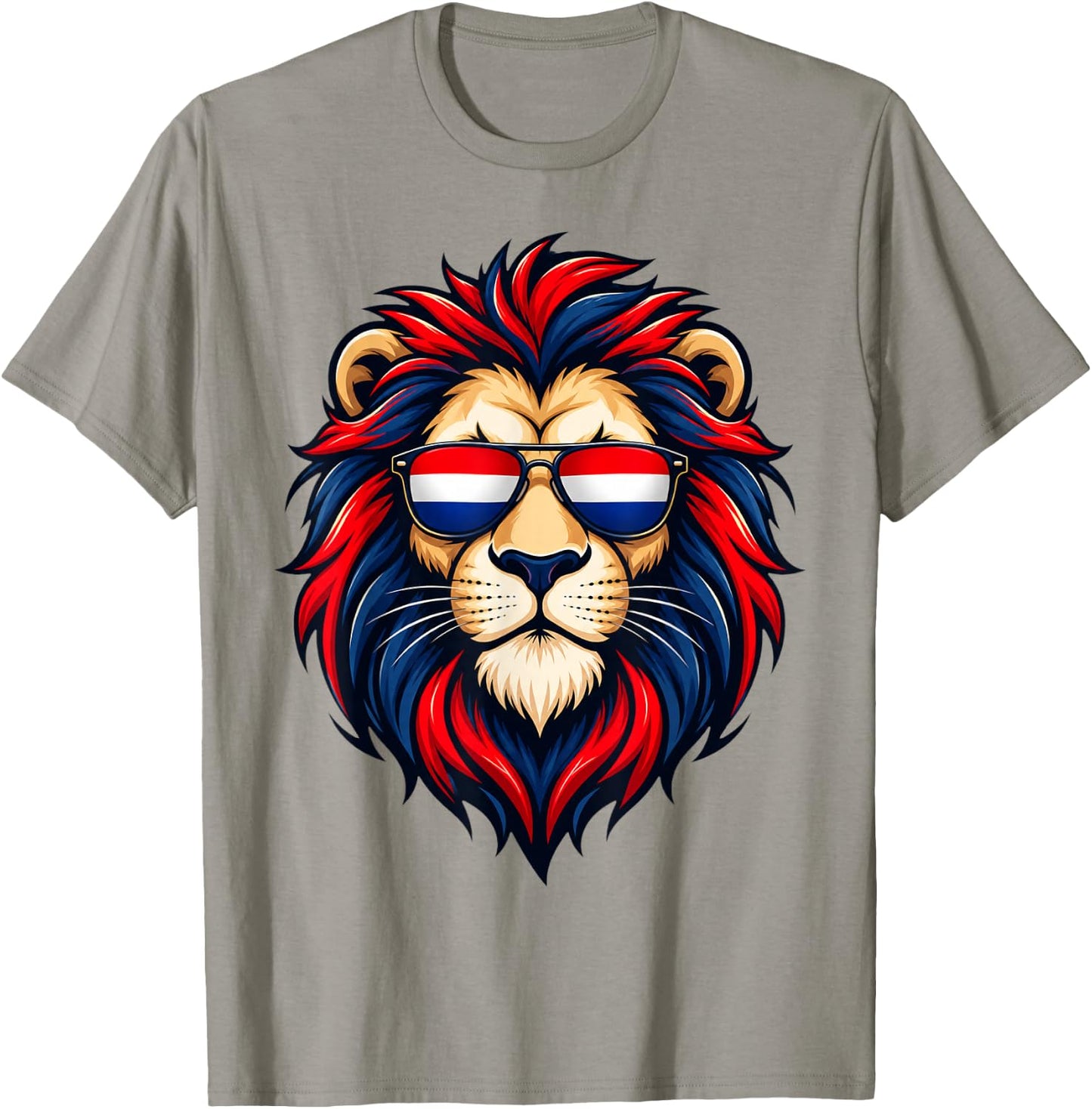 Vintage Nederland Lion Netherlands Flag Dutch Holland Orange T-Shirt - T-Shirt | Sand