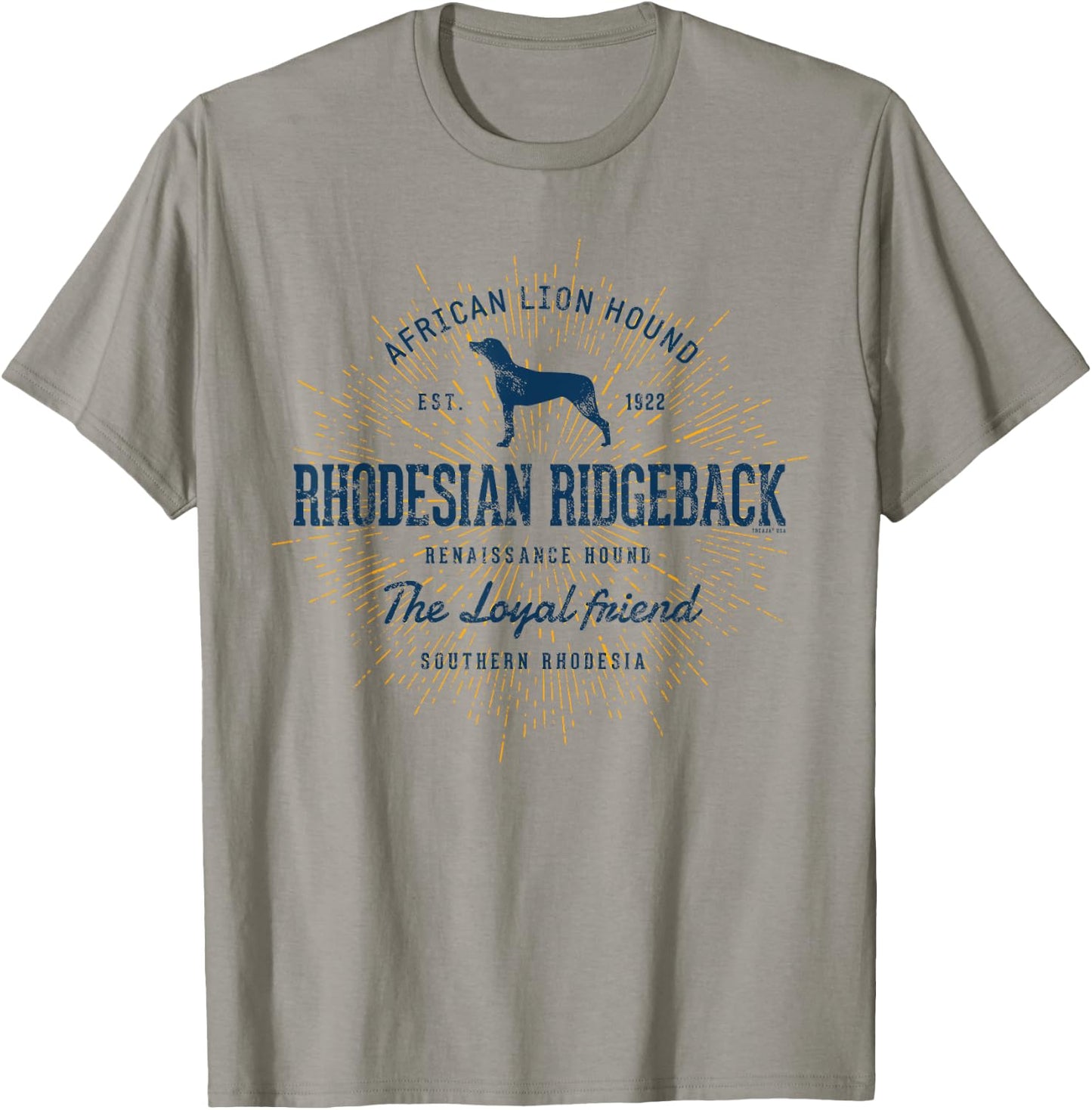 Ridgeback Vintage Rhodesian Ridgeback T-Shirt - T-Shirt | Sand
