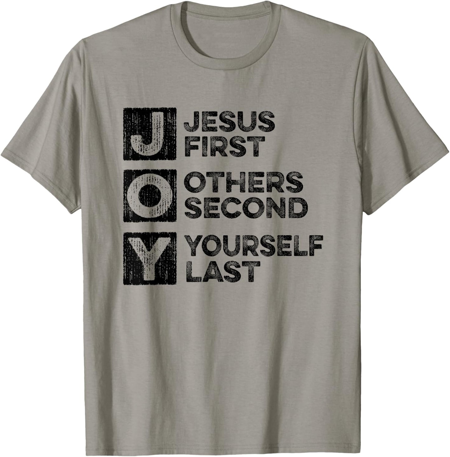Joy - Jesus First Others Yourself Last Christian Bible Study T-Shirt - T-Shirt | Sand