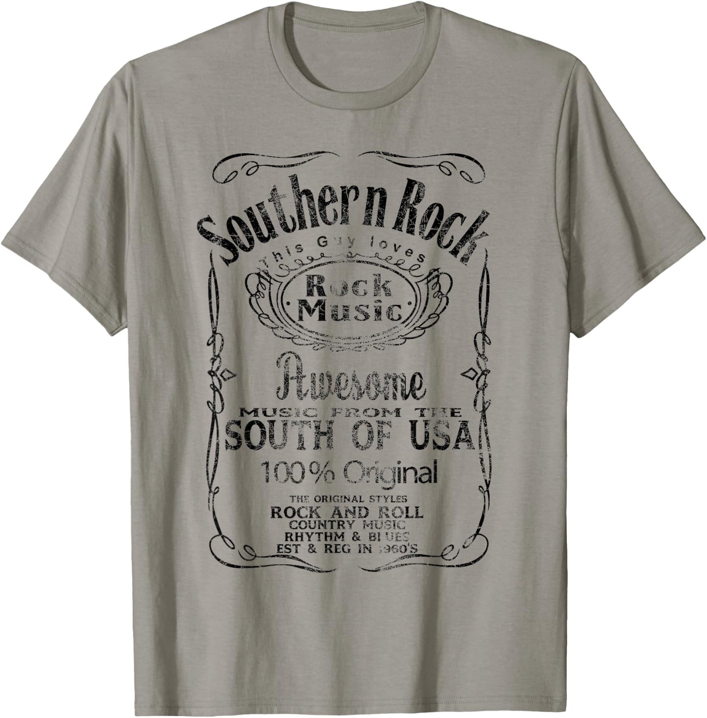 Southern Rock Music USA United States Streetwear souvenir T-Shirt - T-Shirt | Sand