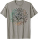 Mandala Geometry Sacred Fractal Art Yoga Good Vibe T-Shirt - T-Shirt | Sand