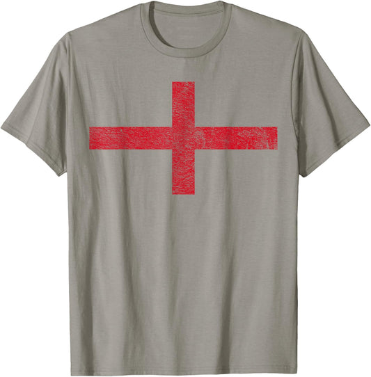 England St Georges Cross Flag T-Shirt - T-Shirt | Sand