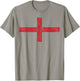 England St Georges Cross Flag T-Shirt - T-Shirt | Sand
