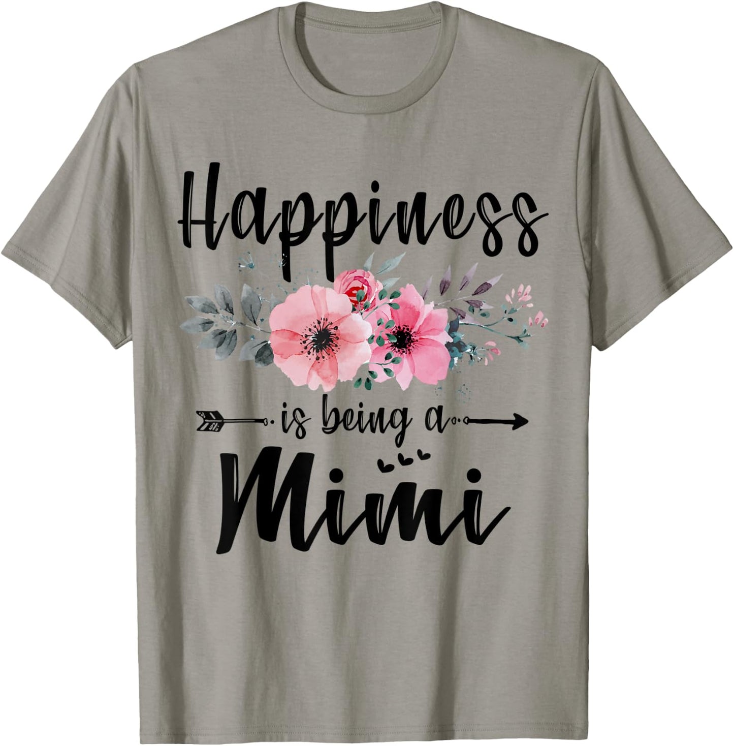 Happiness Is Being A Mimi Shirt Mother's Day Gift T-Shirt - T-Shirt | Sand