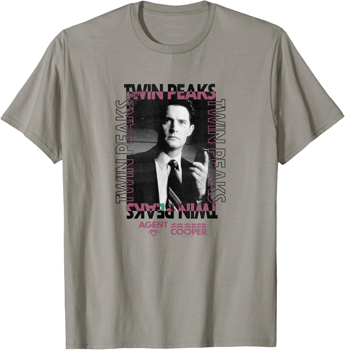 Twin Peaks Agent Cooper Box Up T-Shirt - T-Shirt | Sand