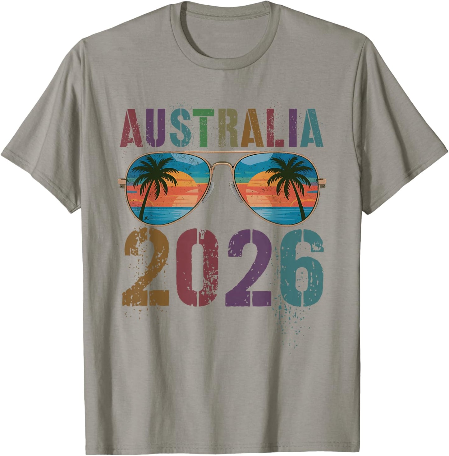 Cute Australia 2026 Trip Holiday Vacay Matching Family Girls T-Shirt - T-Shirt | Sand
