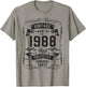 Vintage 1988 38yr 38th Birthday Gifts 38 Years Old T-Shirt - T-Shirt | Sand