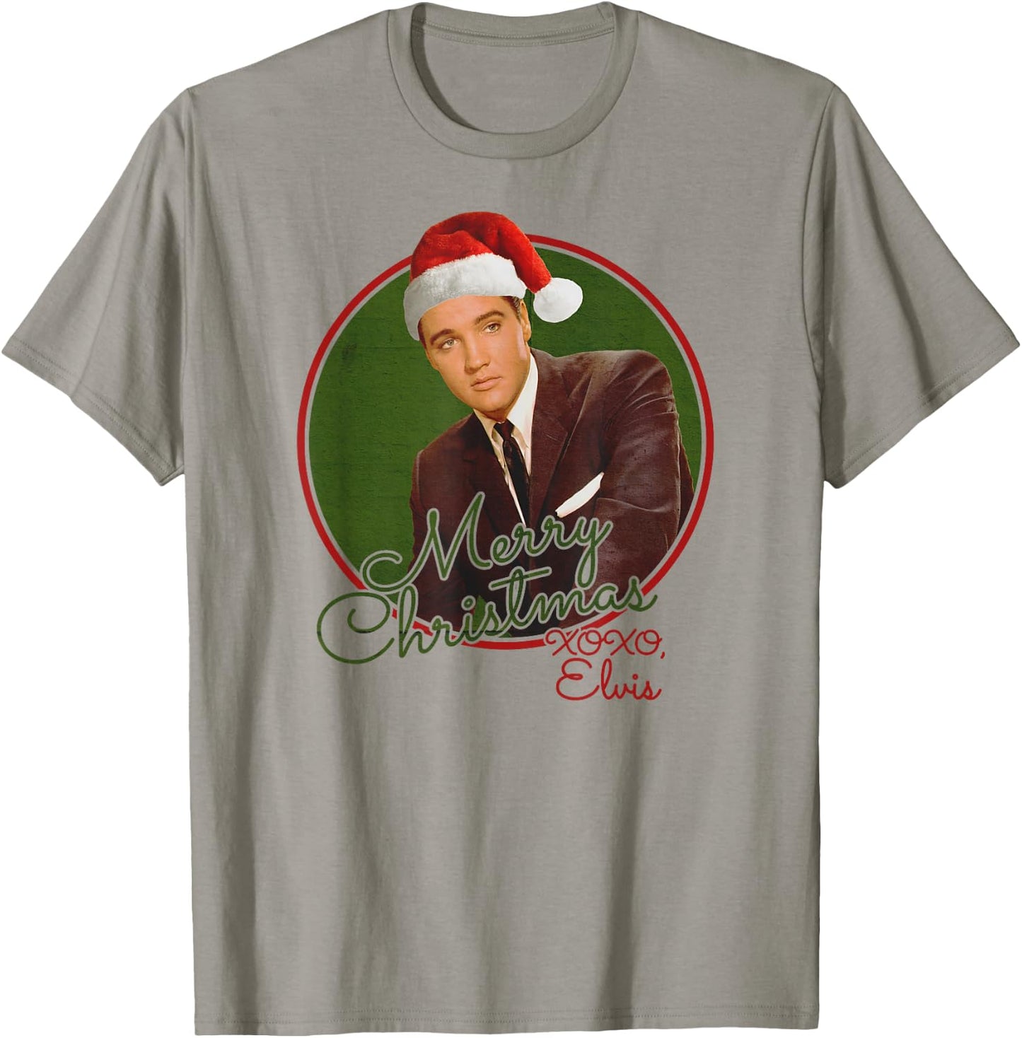 Elvis Presley Official Merry Christmas XOXO, Elvis! T-Shirt - T-Shirt | Sand