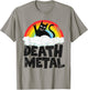 Cat Rainbow Heavy Metal Band Kids Goth Funny Death Metal T-Shirt - T-Shirt | Sand