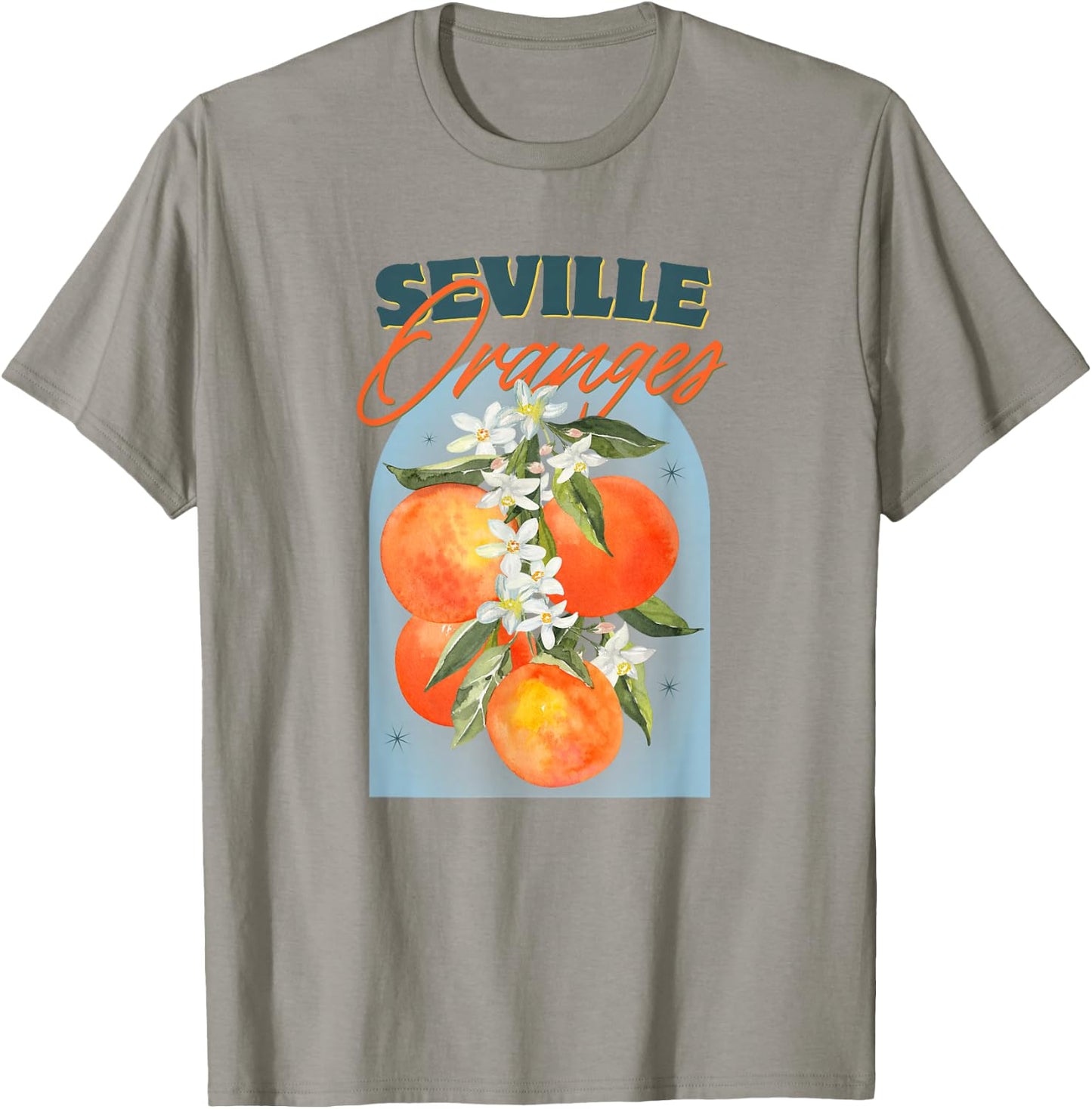 Seville oranges Italian summer farmers market T-Shirt - T-Shirt | Sand