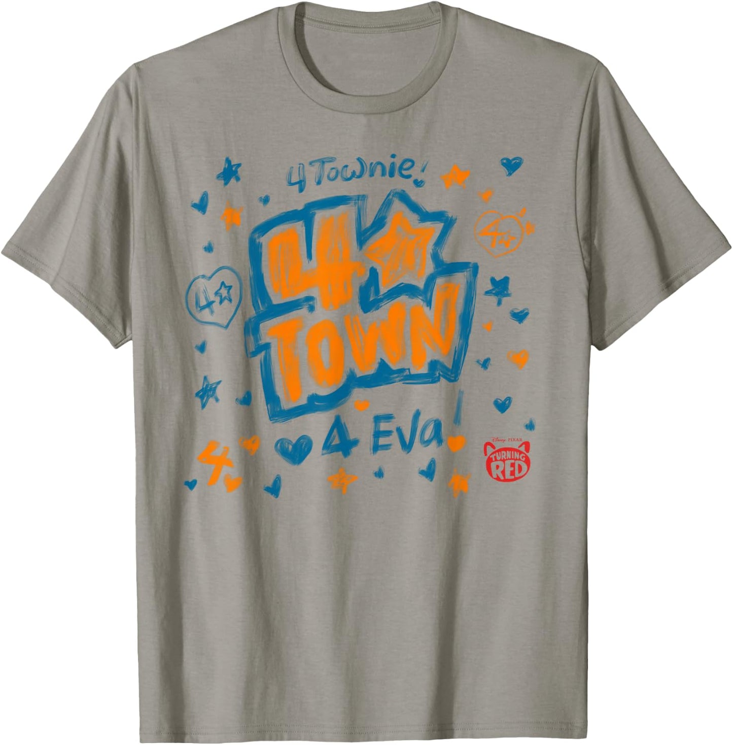 Disney PIXAR Turning Red 4-Town 4-Eva T-Shirt - T-Shirt | Sand