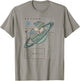 Saturn Facts Second Largest Planet T-Shirt - T-Shirt | Sand