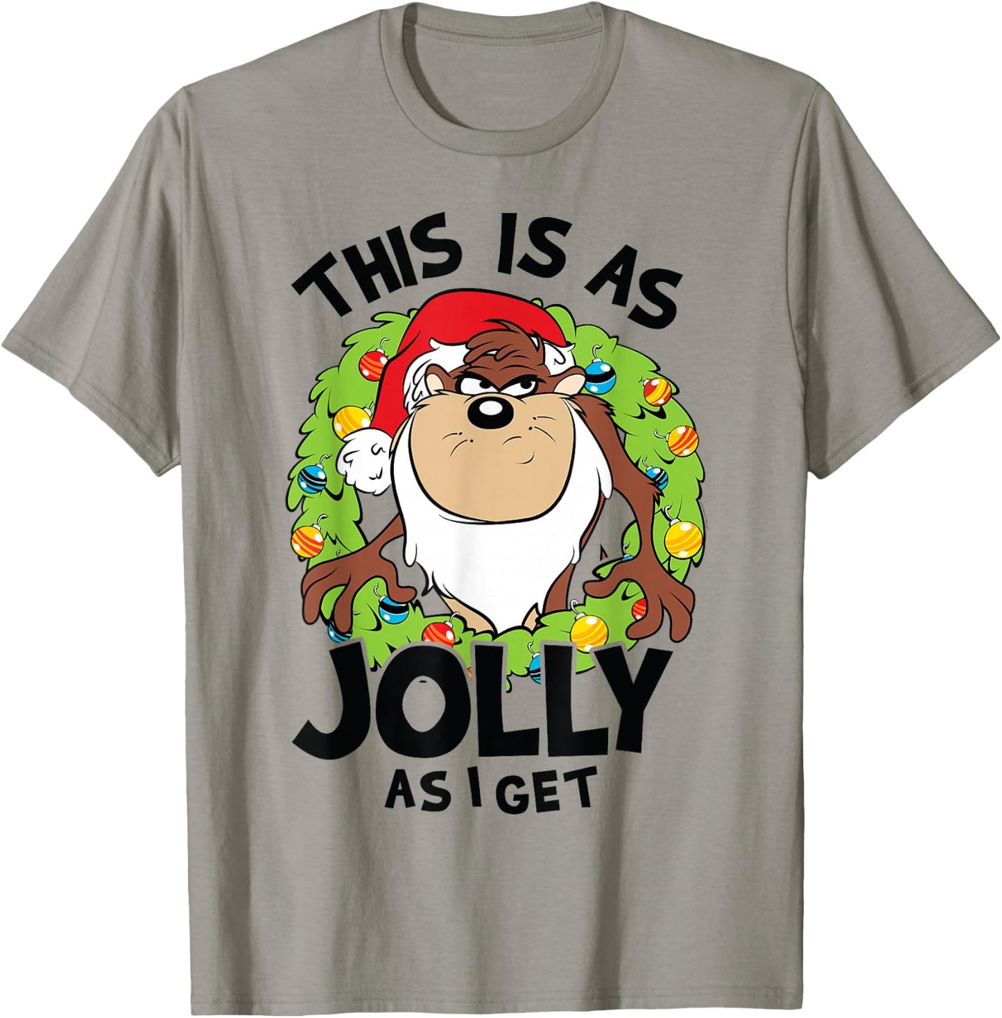 Taz This is As Jolly As I Get T-Shirt - T-Shirt | Sand