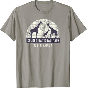 Men's Giraffe South African Safari National Park T Shirt T-Shirt - T-Shirt | Sand