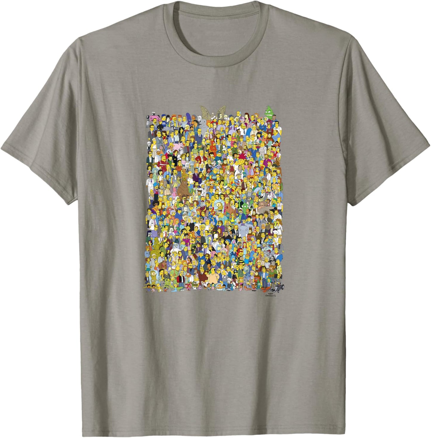 The Simpsons All The Characters T-Shirt - T-Shirt | Sand