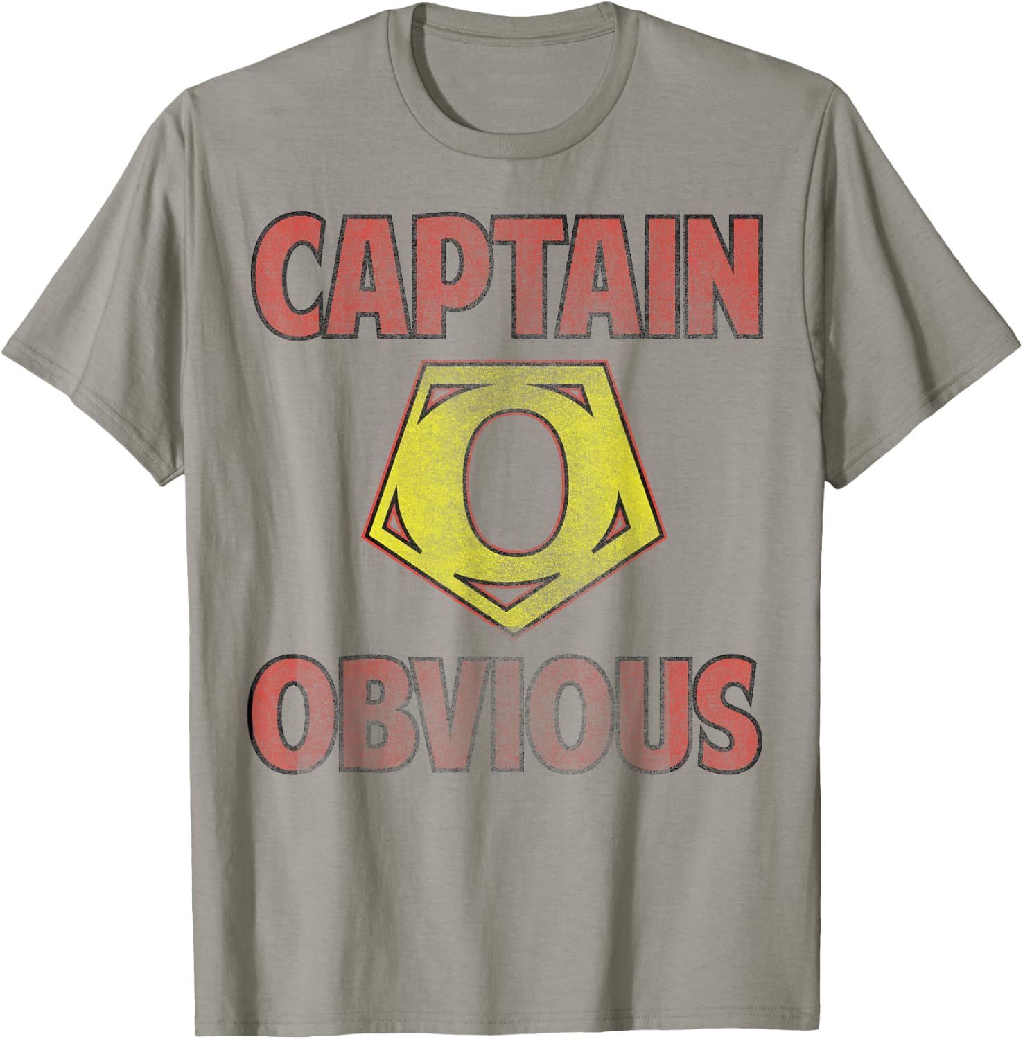 Captain Obvious Funny T-Shirt - T-Shirt | Sand