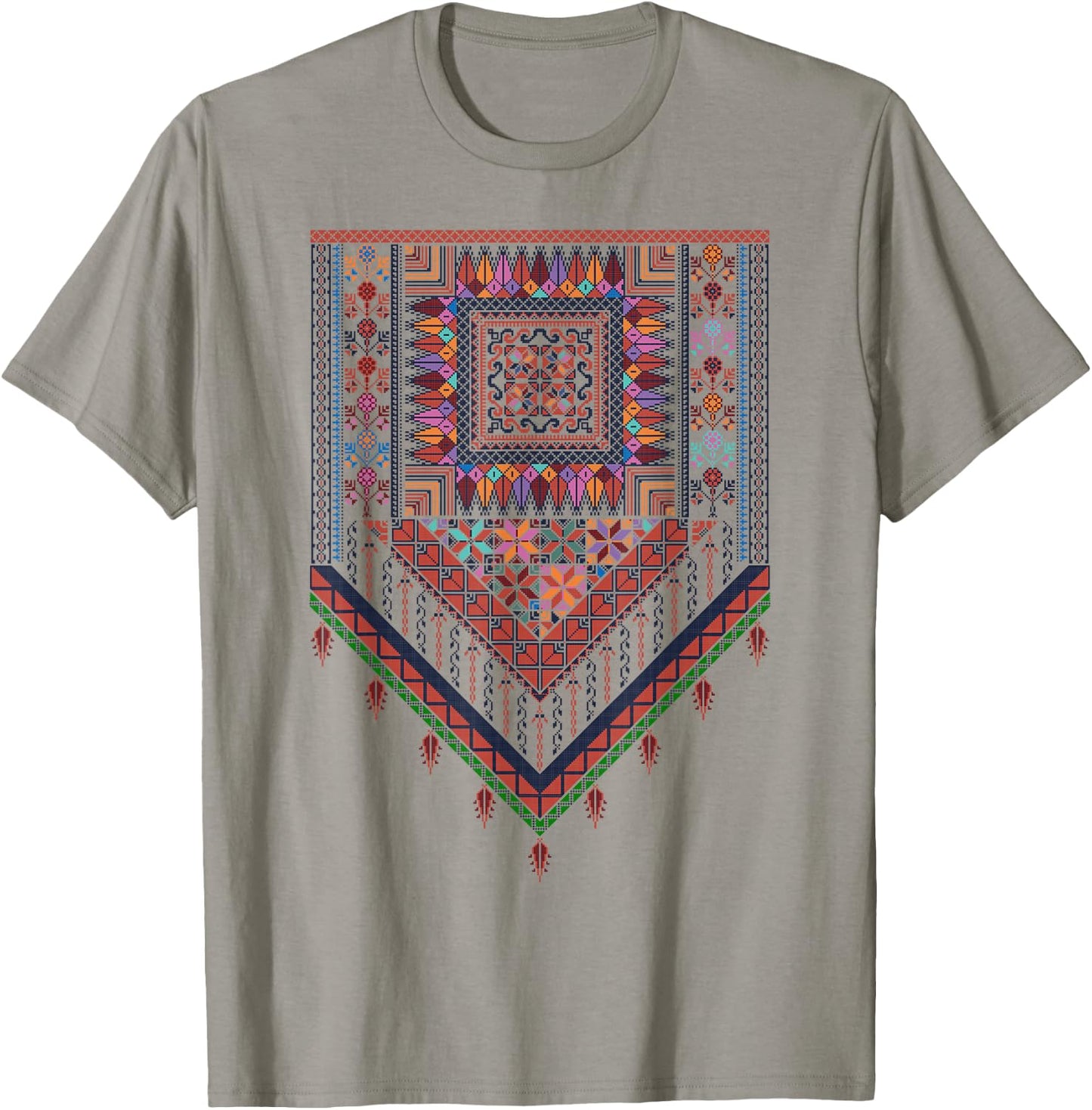Palestine Trational Women Girls Palestinian Woman Thobe Thob T-Shirt - T-Shirt | Sand