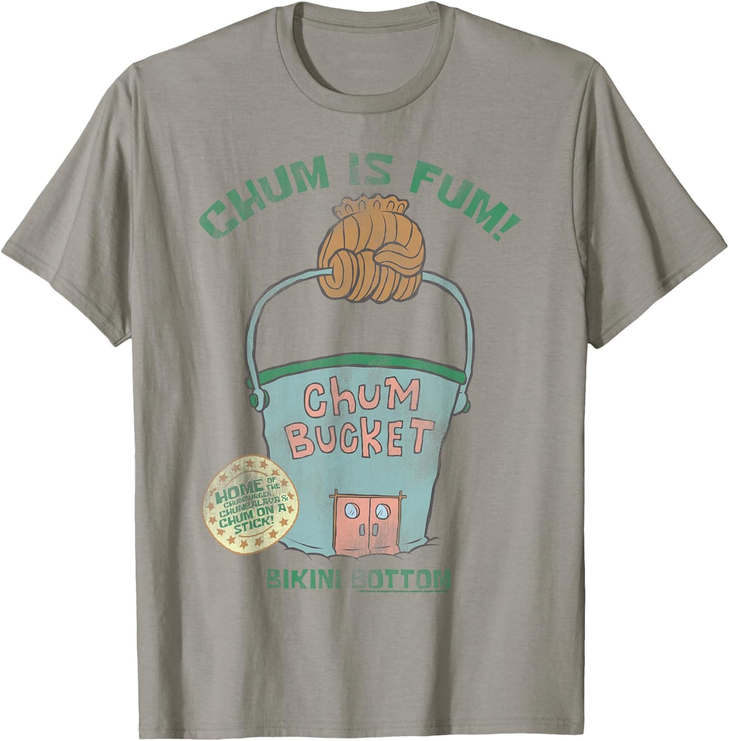 SpongeBob SquarePants The Chum Bucket T-Shirt - T-Shirt | Sand