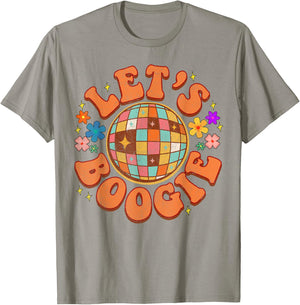 Let's Boogie Bridesmaid Bride Babe Disco Bachelorette Party T-Shirt - T-Shirt | Sand