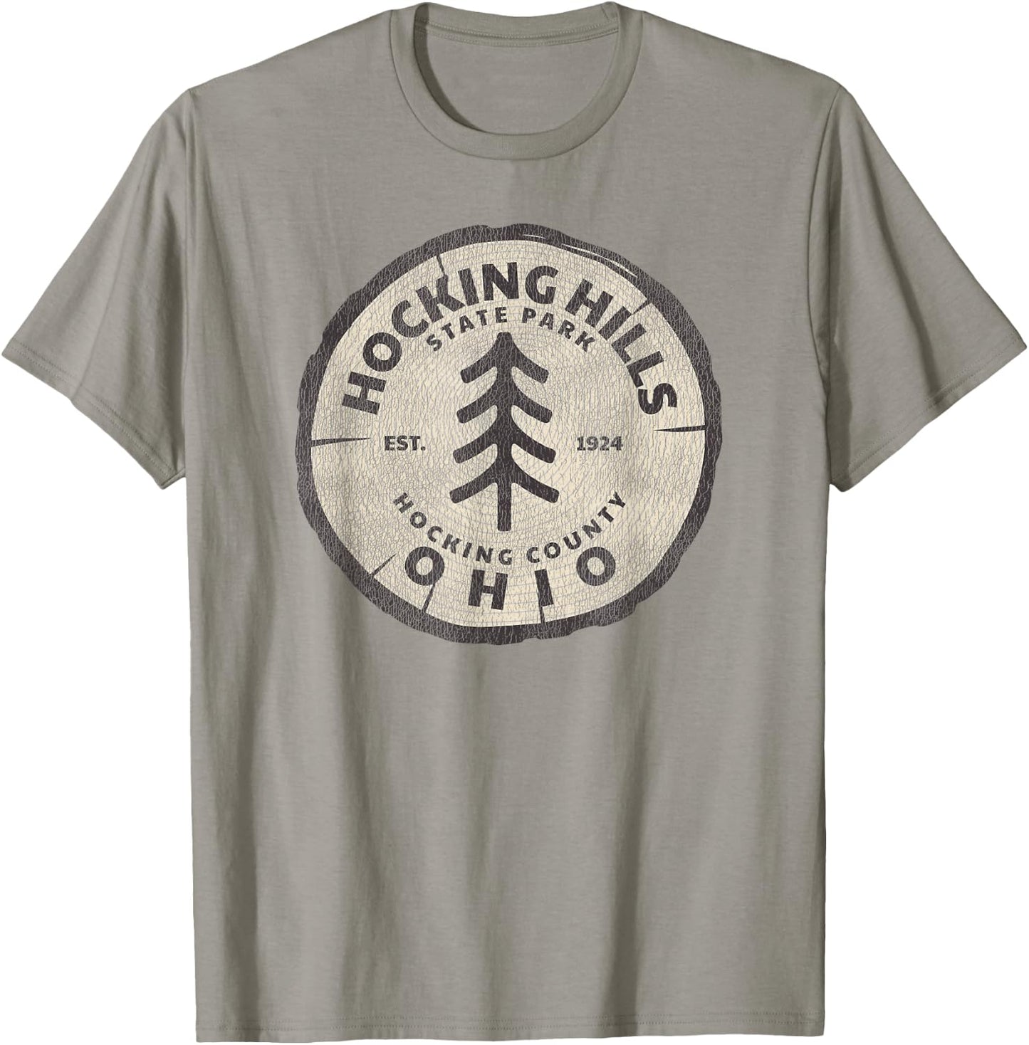 Retro Hocking Hills State Park Souvenir T-Shirt - T-Shirt | Sand