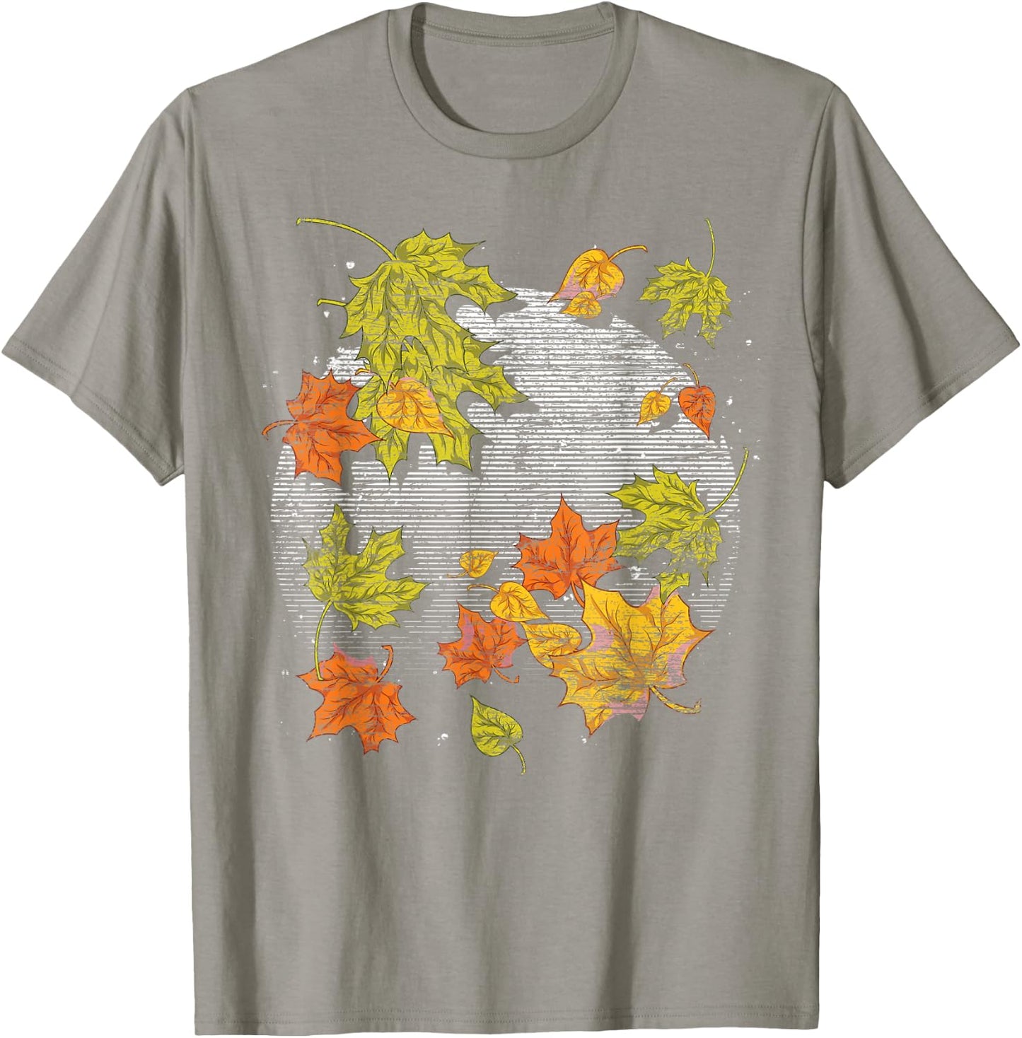 Fall Autumn Leaves Thanksgiving Nature Botanical Fall T-Shirt - T-Shirt | Sand